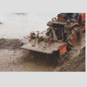 Rotavator Mini SRT 1.2 en el terreno