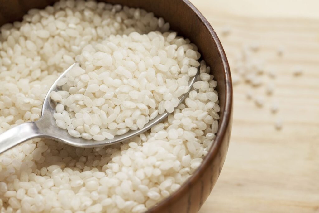 granos de arroz pulidos pilado de arroz